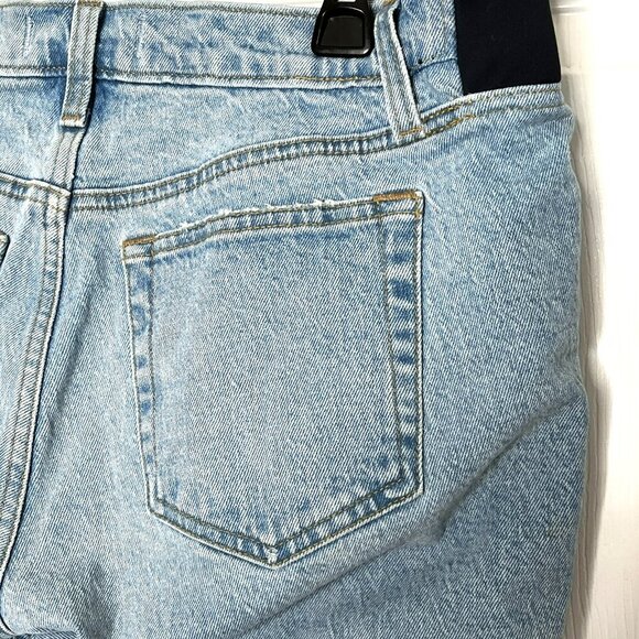 Abercrombie & Fitch The Baggy Womens Jeans 27/4 Lo Rise Pull-On Stretch Distress - Picture 6 of 10